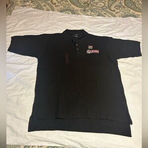 Black 2002 Detroit Red Wings Stanley Cup polo. Size large. NWT